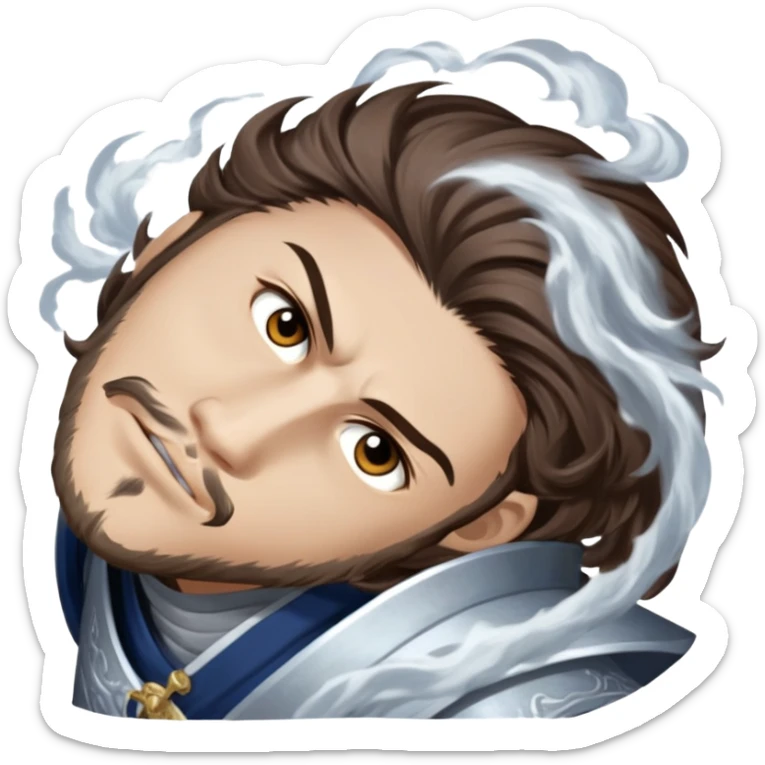 Moonlit Samurai sticker