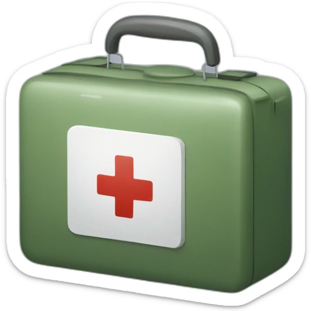first aid kit sticker