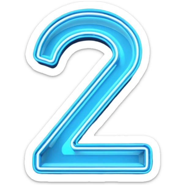 an emoji that says "21" in blue like a neon sign but with the cancel emoji over it sticker