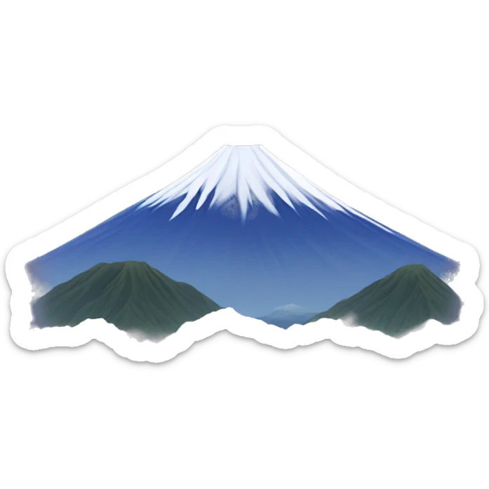 mount fuji sticker