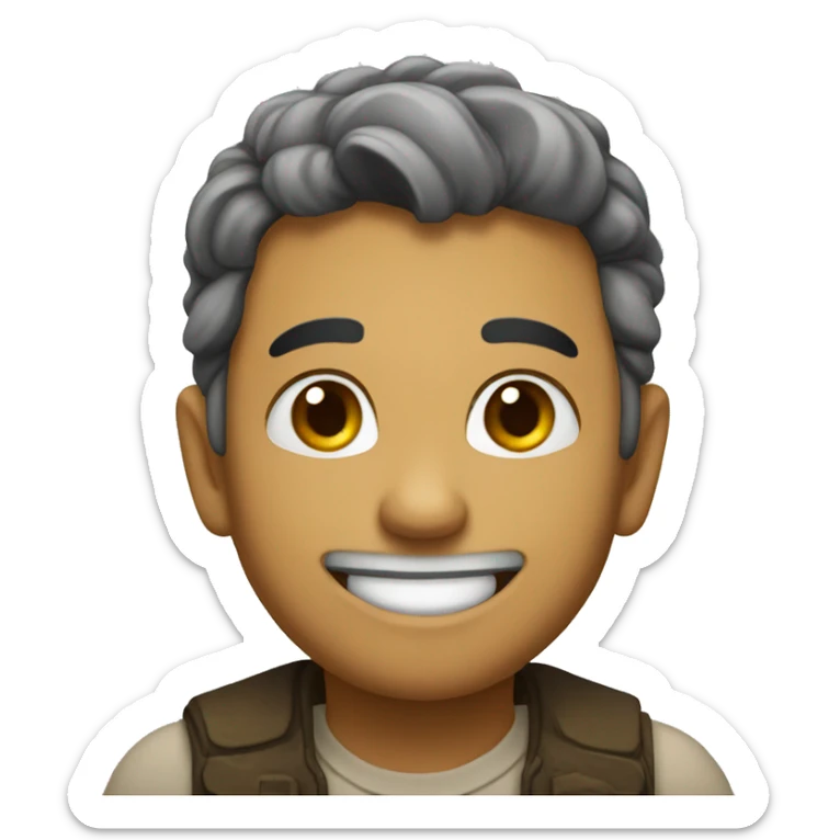 Just a plain smile sticker