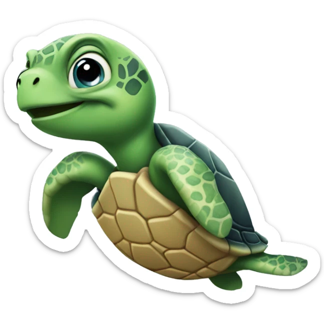 Sea turtle  sticker
