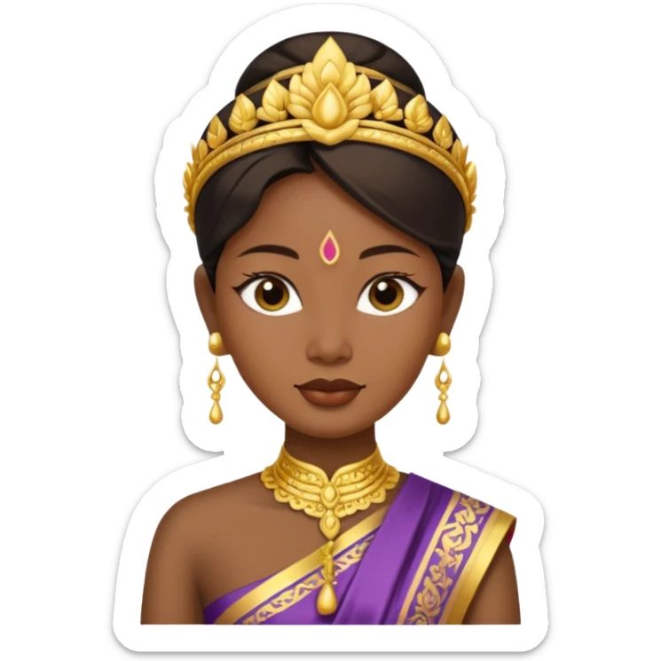The emote is meant to depict a Thai woman in the classic attire of her country. sticker
