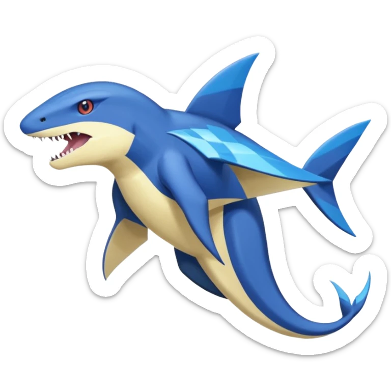 Latios-Sharpedo-Gabite-Amaura-Salandit-Helioptile-fusion (full body) sticker