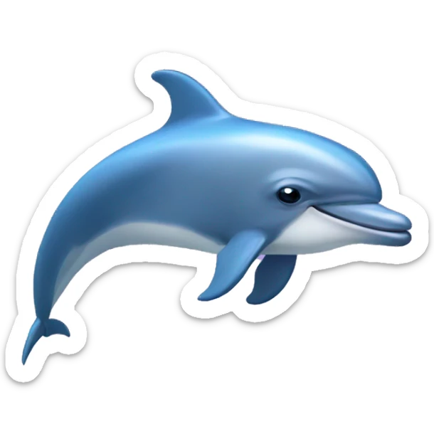 Dolphin sticker