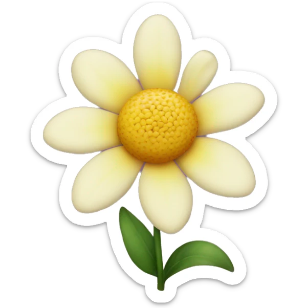 Flower sticker
