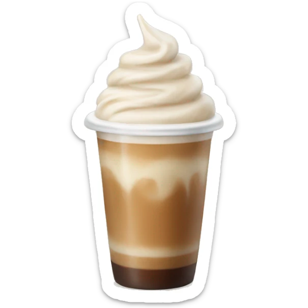 Ice latte  sticker