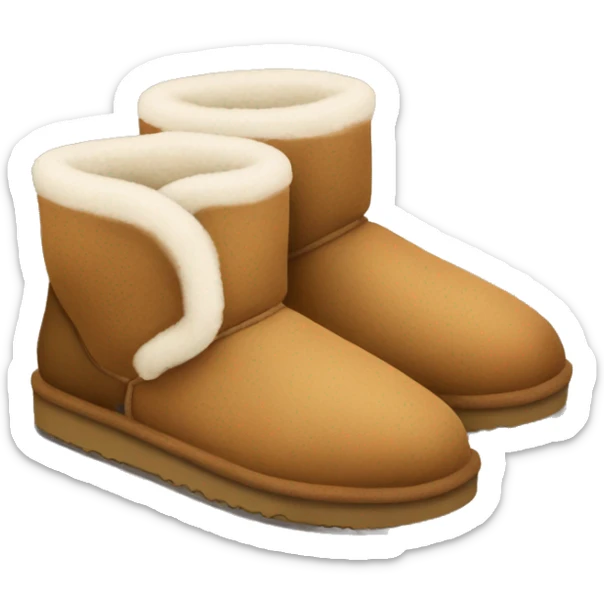 Ugg slippers sticker