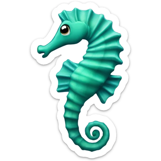 Seahorse sticker