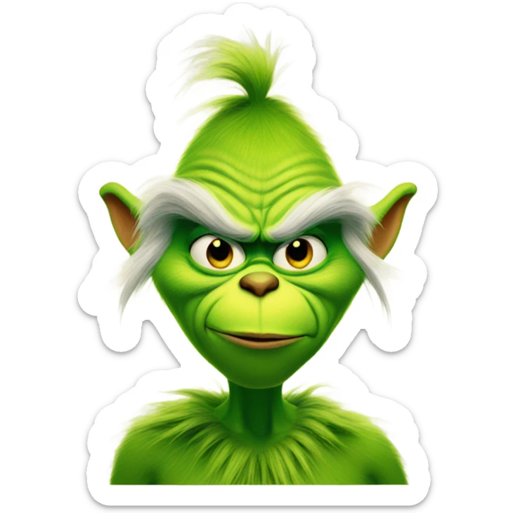 Grinch sticker