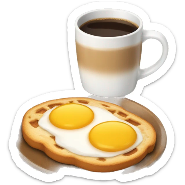 Breakfast coffe  sticker