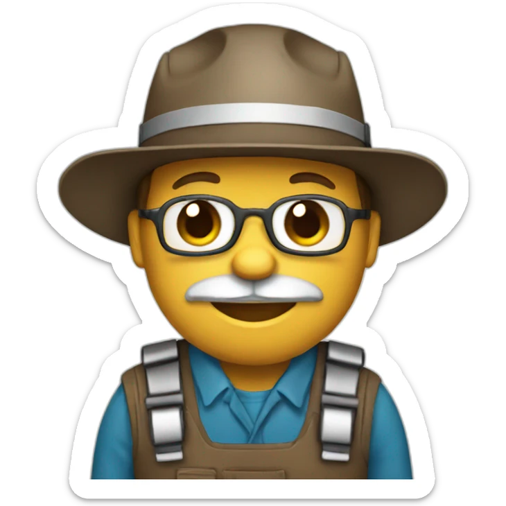 Engineer beaver sticker