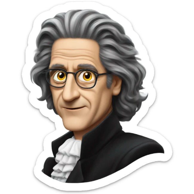 richard lewis, the dark prince of jewish comedy sticker