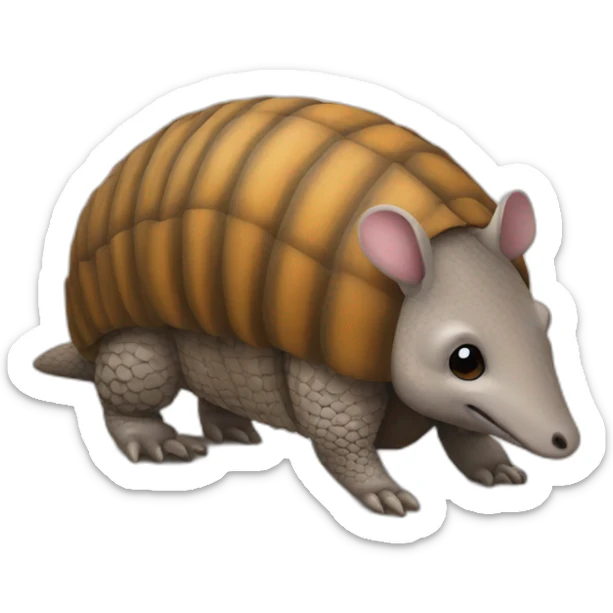 Armadillo sticker