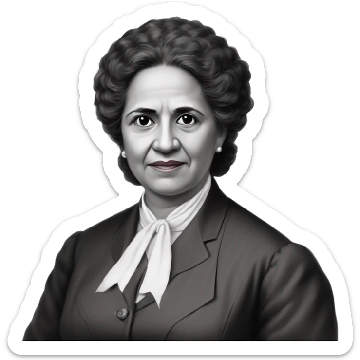 Julia Constancia de Burgos García was a Puerto Rican poet. As an advocate of Puerto Rican independence, she served as Secretary General of the Daughters of Freedom, the women's branch of the Puerto Rican Nationalist Party. burgundy  sticker
