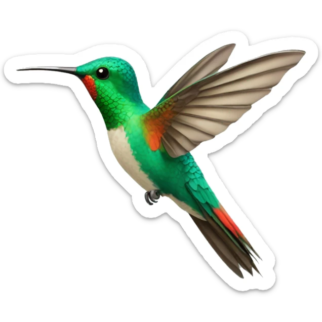 colibri sticker