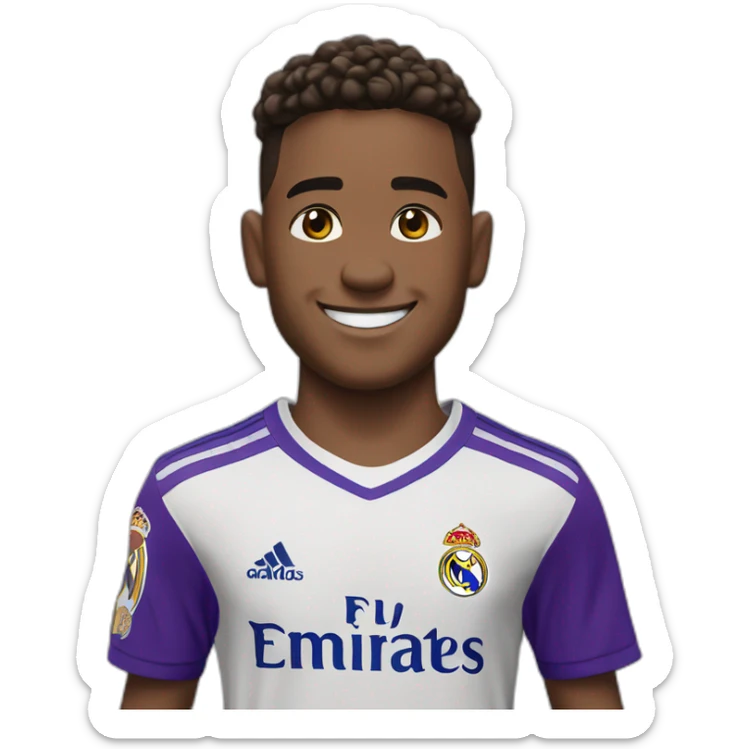 Jude Bellingham fait sa célébration avec un maillot du Real Madrid sticker