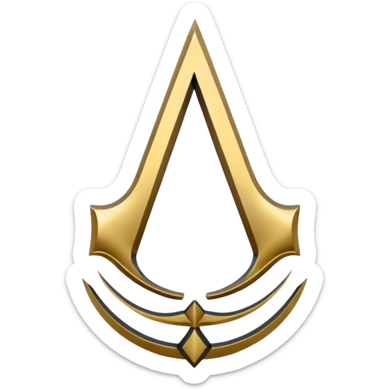 Assassin's Creed logo sticker