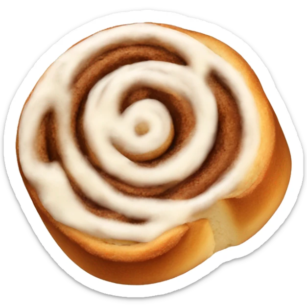 Cinnamon roll sticker