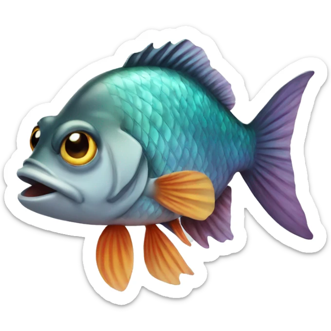 Fish sticker