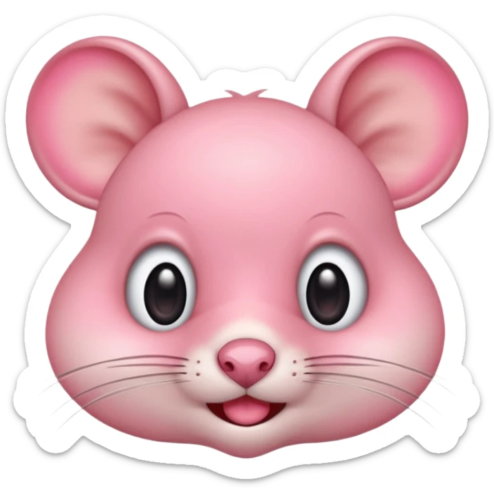 Un ratón cute volteando los ojos 🙄 como ese emoji SOLO LOS OJOS sticker