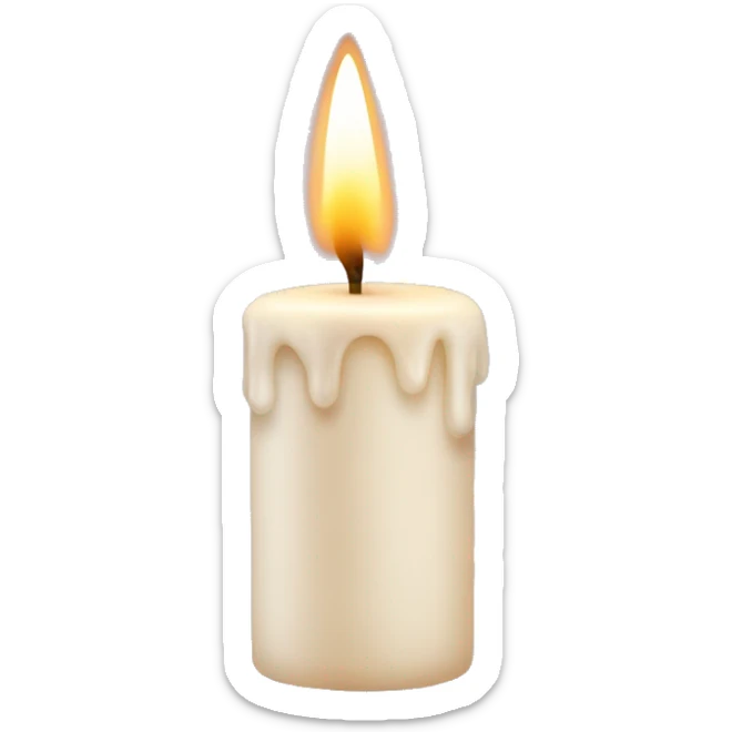 Candle sticker