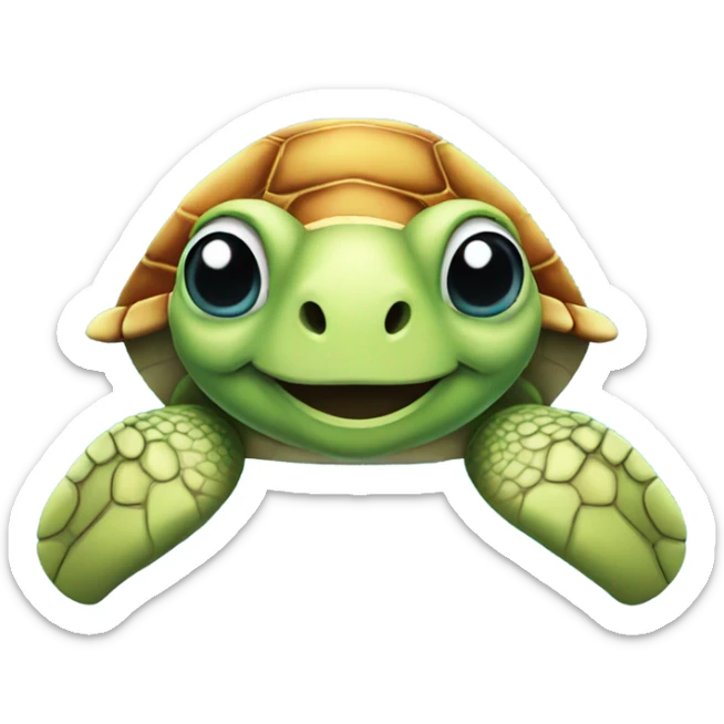 Sea turtle sticker