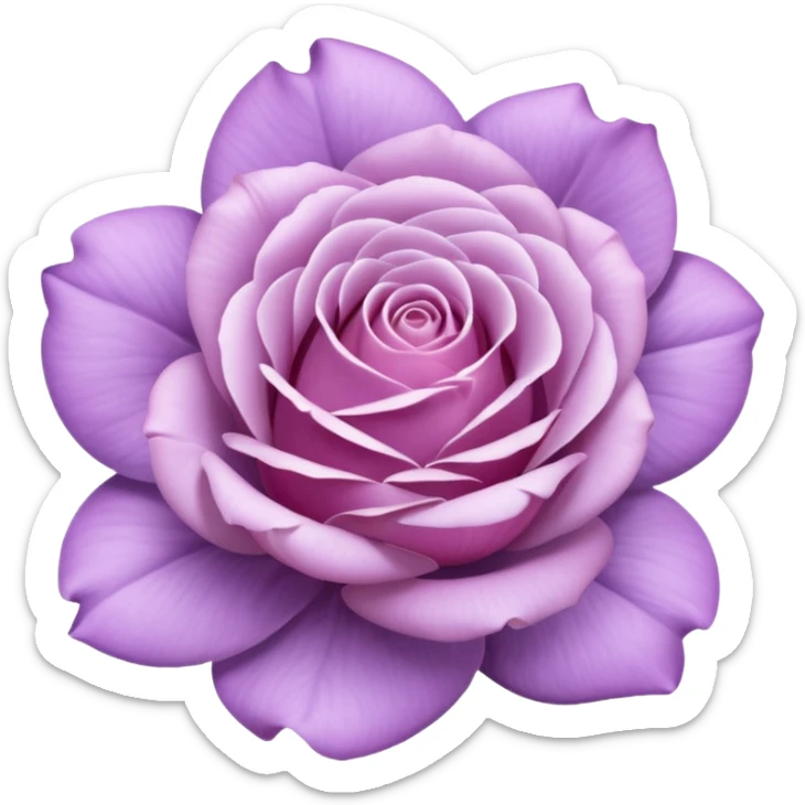 lilac rose screen sticker
