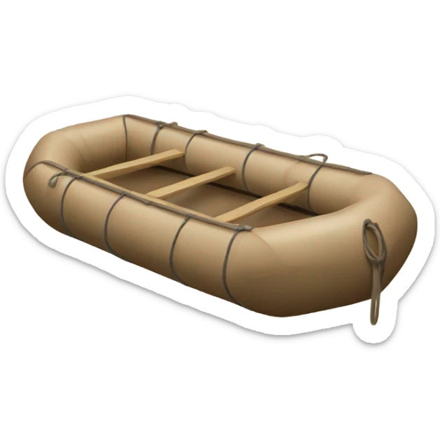 Dark Beige raft sticker