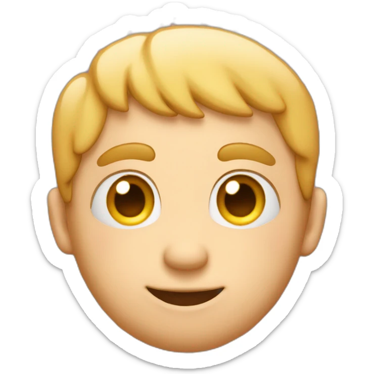 Emoji face with F litters in his eyes and many hearts in the top of his head sticker