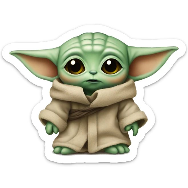 baby Yoda sticker