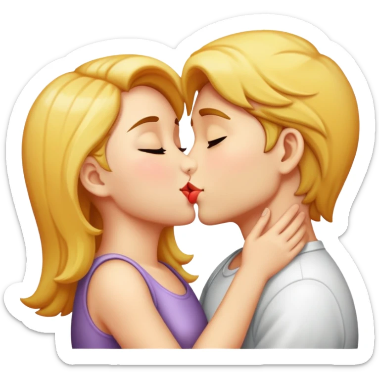 Kiss sticker