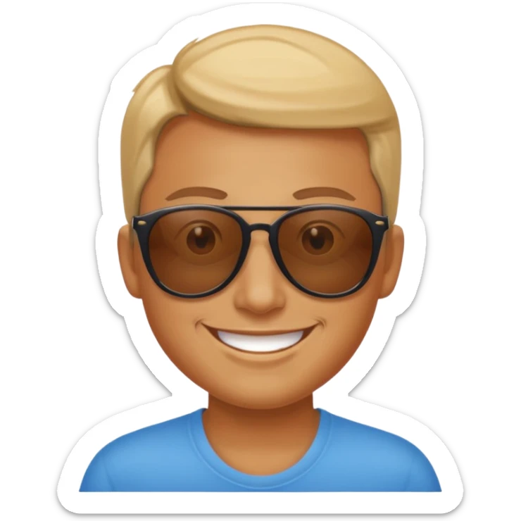 emoji que transmita el concepto de navegar por le mundo sticker