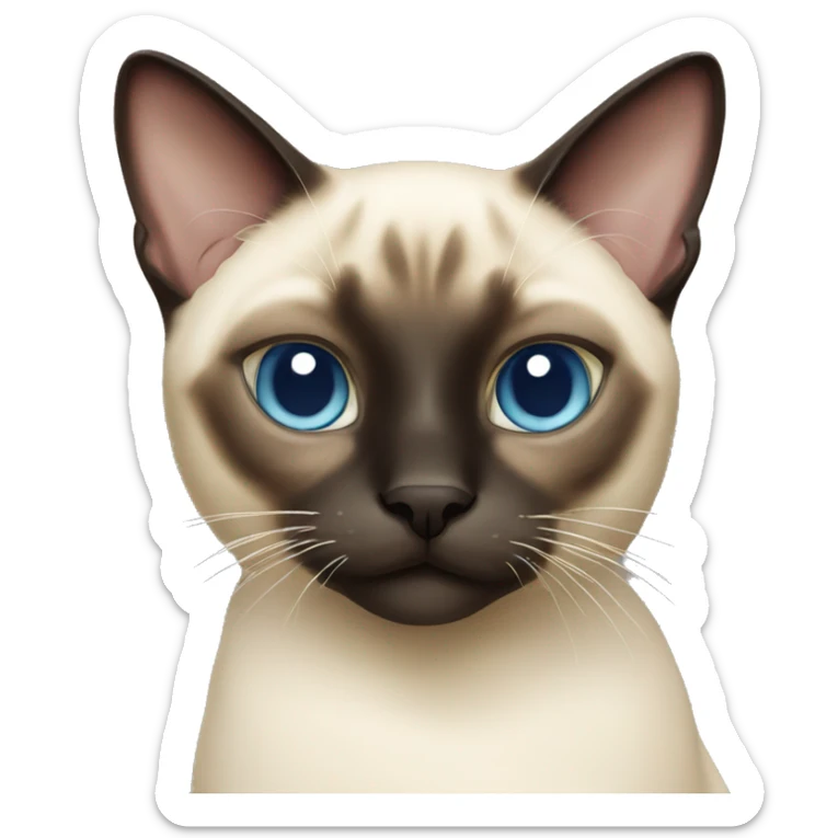 Siamese cat sticker