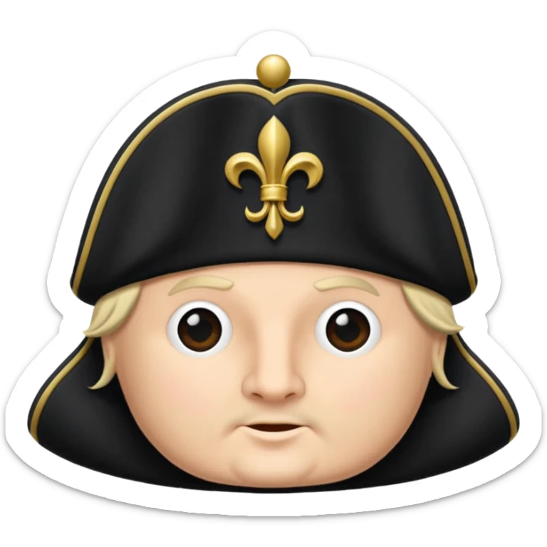 Napoleons  bicorne hat sticker