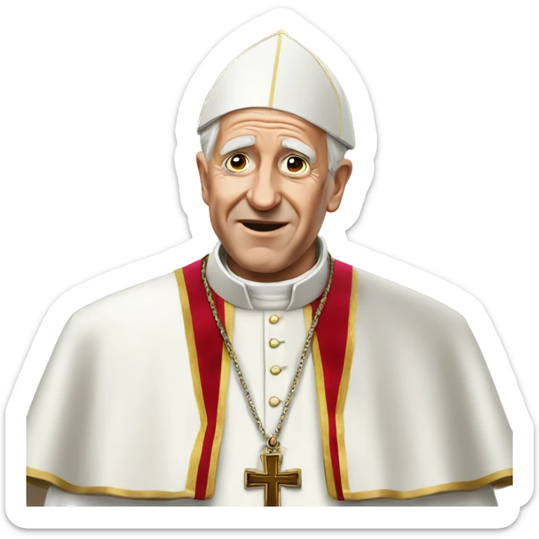 Pope sticker