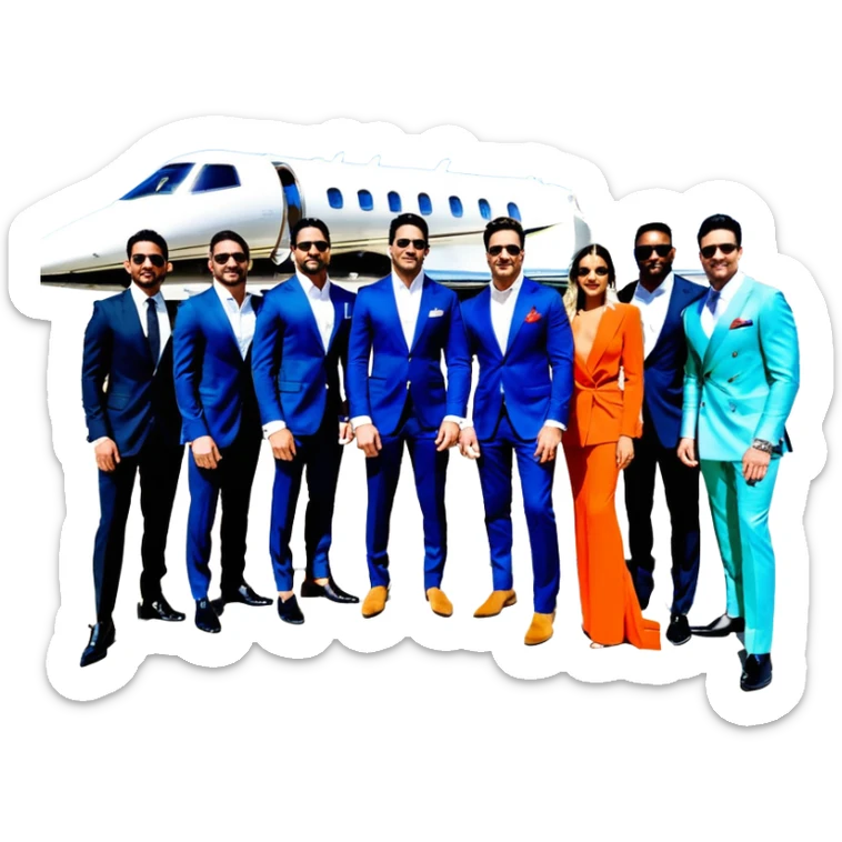 Grant Cardone, Tai Lopez, Josh King Madrid, Alex Hormozi, Iman Gadzhi, Daniel G, Branden Condy, Patrick Bet-David, Dan Henry, Luke Belmar, Shelby Sapp, Leila Hormozi, Tefi Valenzuela, business, influencers, friends, rich millionaire success lifestyle, private jet , supercars, success, sales sticker