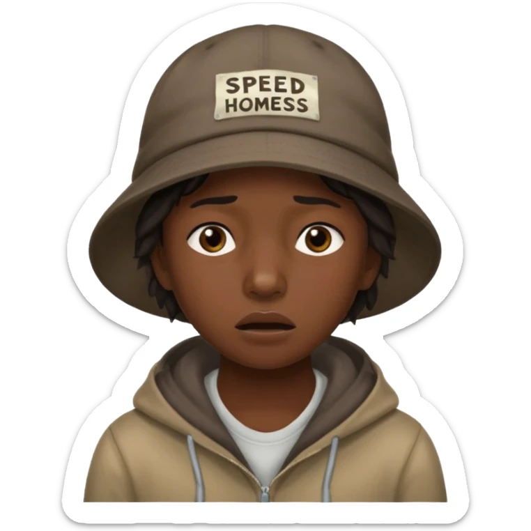 Do a emoji about the meme of the streamer speed “Speed I need this my mom is kind homeless” sticker