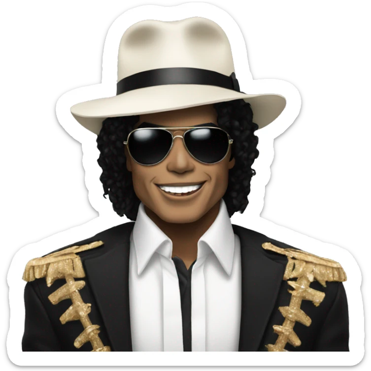 Michael jackson sticker