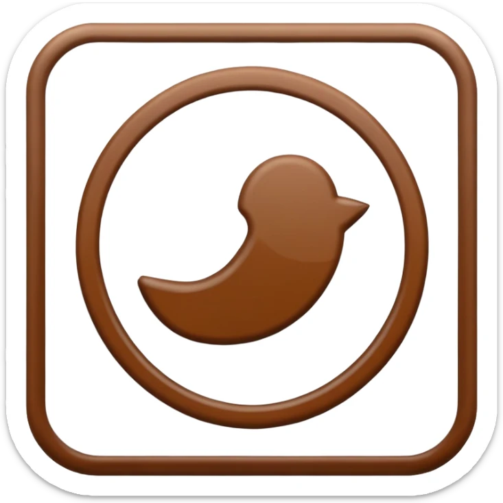 The sign with the inscription : Not in place is brown and white sticker