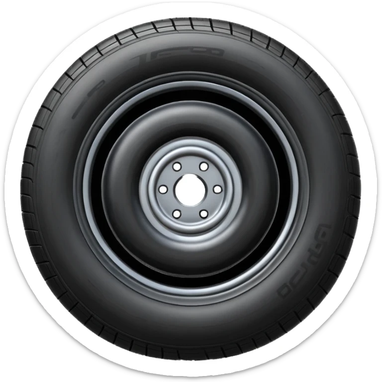 Logo from the word TireShop.ua, where the letter O should be replaced with a tire.  sticker