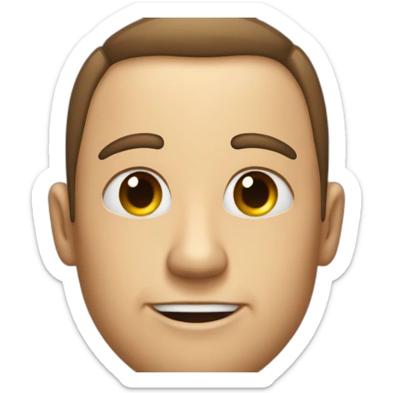 A man that on his shirt say the person above me is gay sticker