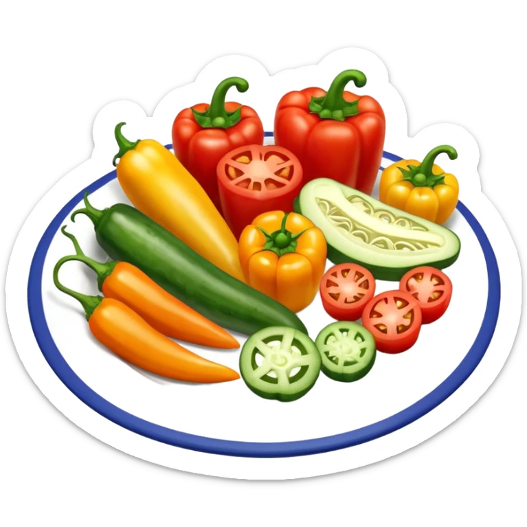 vegeterian dish sticker