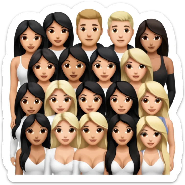 Josh King Madrid JetSet, Tefi Valenzuela, Ana Cheri, Valeria Orsini, Timiree, Kim Kardashian , Kylie Jenner, Narmin Assira, Jamie Maelani, Ashley Flores, Dan Fleyshman, DanielG, Shelby Sapp🔥🔥🔥 sticker