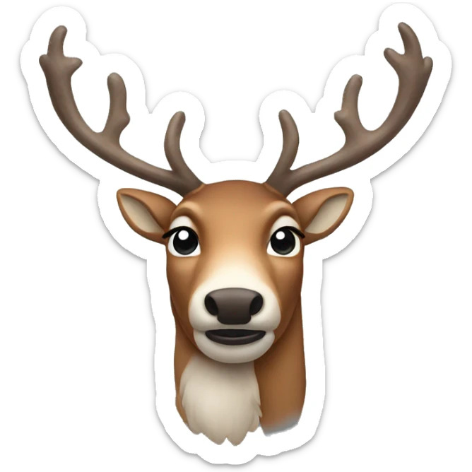 Reindeer sticker