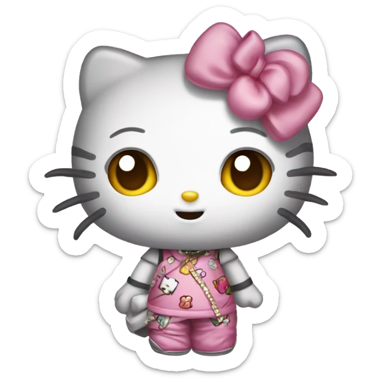 hello kitty chibi sticker