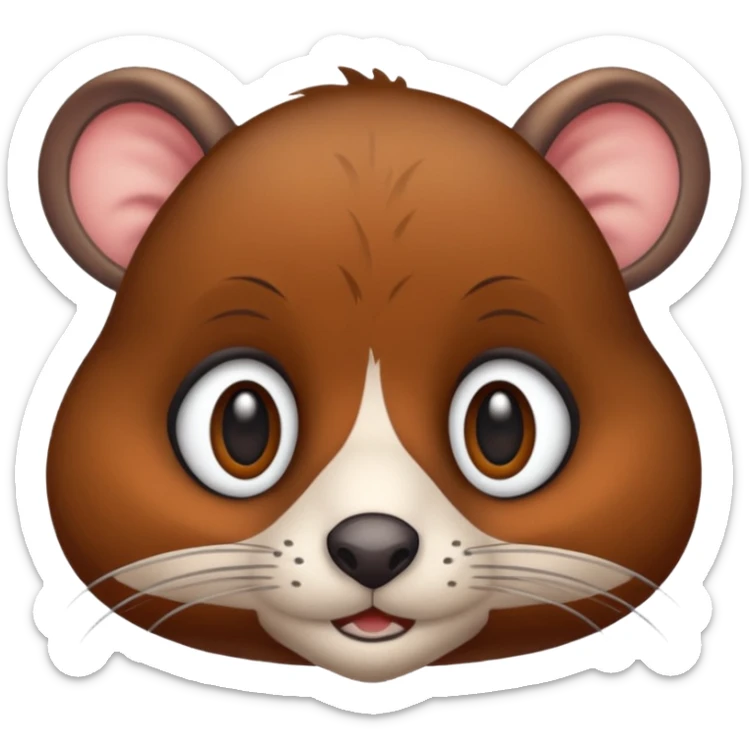 Il s'agit d'un raton laveur aventurier-voleur, L'emote est son visage surpris sticker
