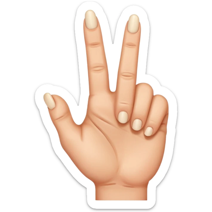 Middle finger  sticker