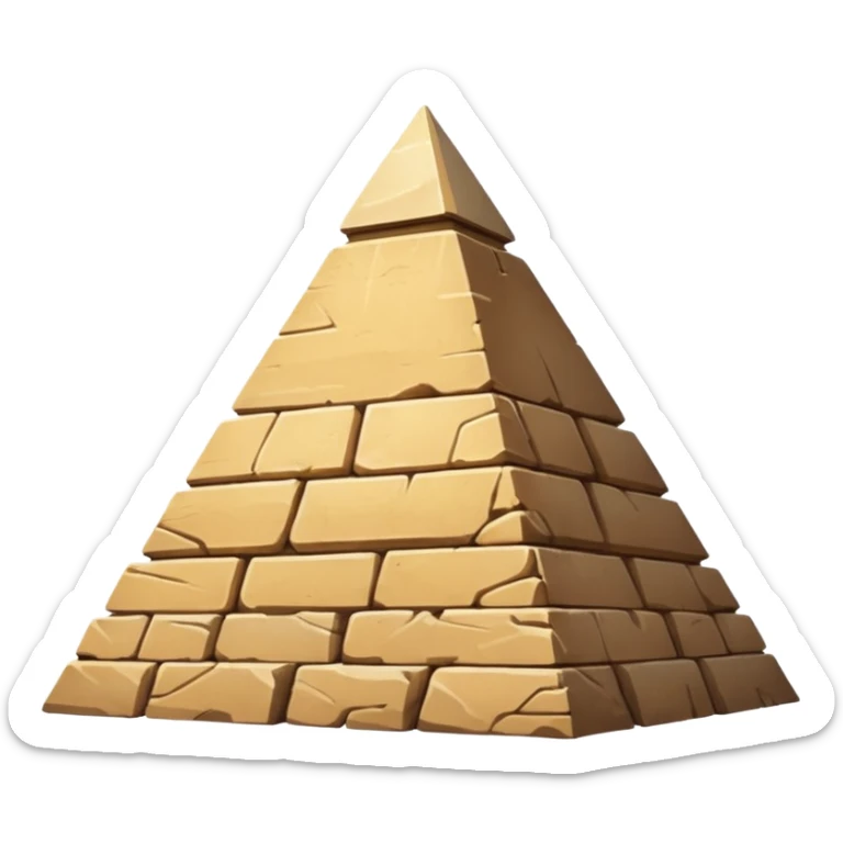 Pyramide sticker