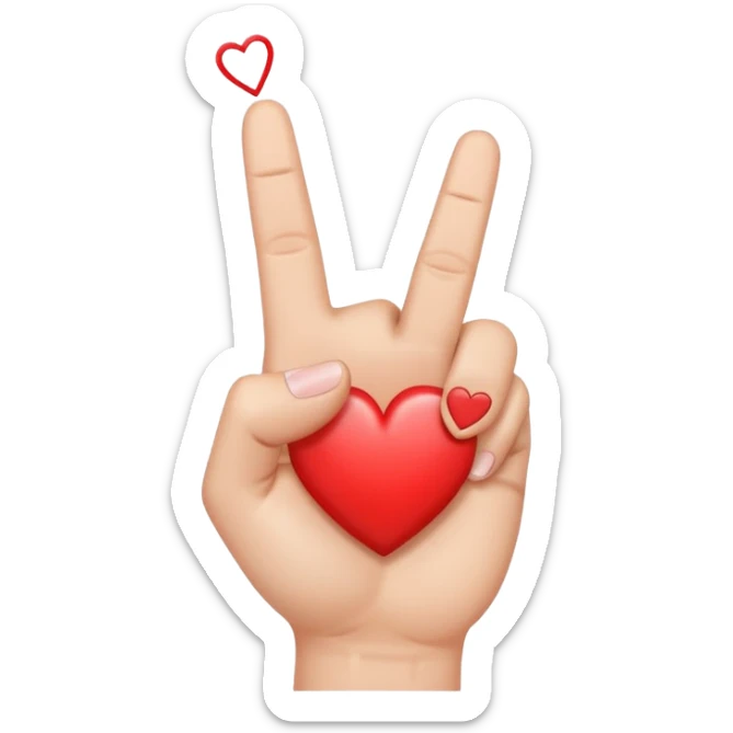 🖕❤️👈 sticker